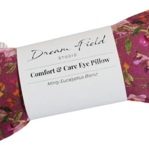 Handmade Mint Eye Pillow – Natural Flax Seed Aromatherapy Mask with Eucalyptus & Peppermint – Hot or Cold Comfort – Relaxation & Self-Care Gift – Small Batch USA Made | Forest Floral