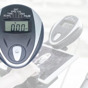 Generic Replacement Monitor Speedometer for Stationary Bikes, Heart Rate Tracker,Indoor Bike Monitor LCD(TS JP040), Indicators are Displayed in Miles