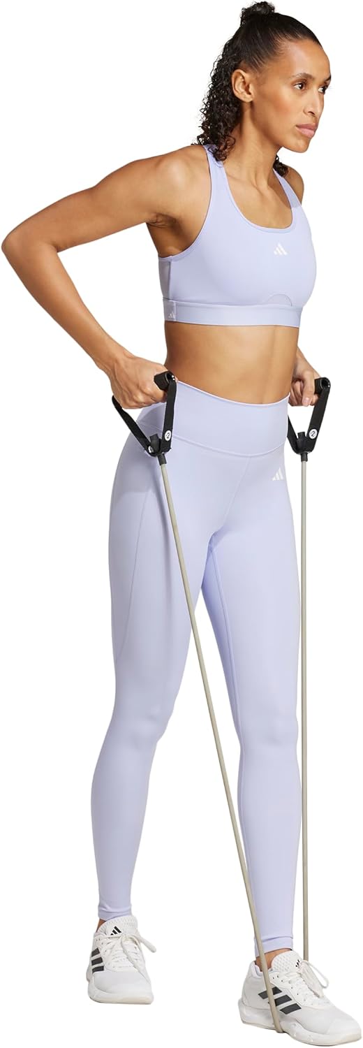Adidas Womens Optime Essentials Stash Pocket Full-Length Training Leggings - Image 2