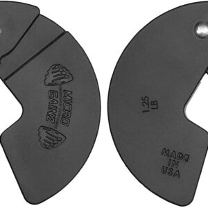 Micro Gainz Dumbbell Fractional 1.25lb Weight Plate, Ideal for Micro Loading, (Choose Color) 2 Piece Fractional Weight Plates, Designed for Dumbbell Training, Made In USA