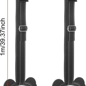 Kids Gymnastic Rings with Adjustable Straps Pull up Olympic Rings for Kid‘s Pull Up Bar Doorway Chin up Bar Strength Training Climbing Dome Outdoor Jungle Gym Hanging Stretching Height Increase