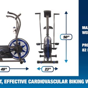 Stamina Airgometer Exercise Bike – Smart Workout App, No Subscription Required