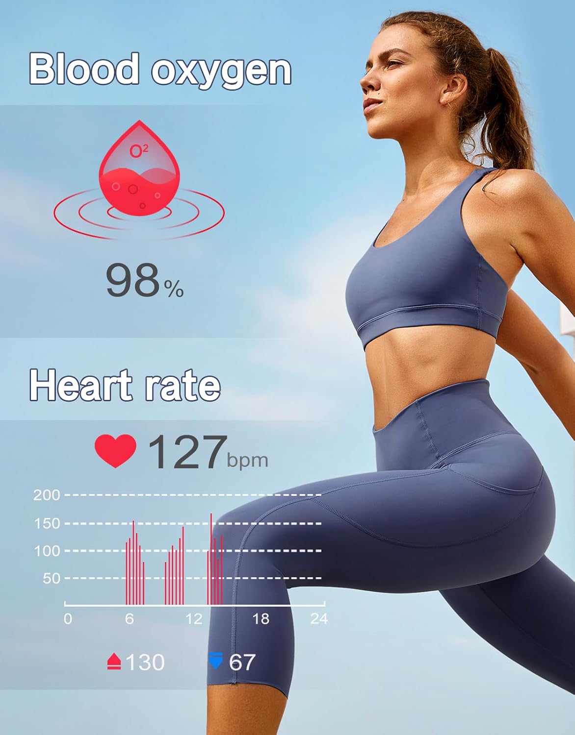 HUAKUA Smart Watches for Women Men (Answer/Make Calls) Compatible with iPhone/Android Phones, Round Smartwatch Fitness Tracker with Heart Rate Monitor Sleep/Steps Tracker Waterproof (Starlight/Gold) - Image 4