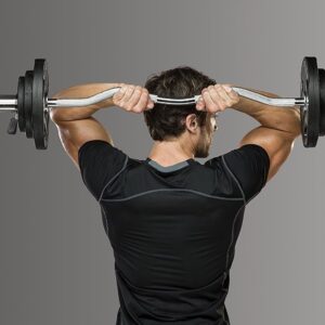 Marcy Hollow Curl Bar and Dumbbell Handle Set with Spring Collars