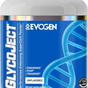 Evogen GlycoJect – Super Carb Powder | Rapid Absorption for PreWorkout | Carbohydrate Powder for Endurance | Post-Workout or Pre Workout Powder for Men & Women | Unflavored | 38 Servings