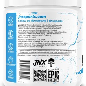 JNX SPORTS, The Curse! Glutamine, L-Glutamine Powder 5g – Support Muscle Recovery, Post Workout, 60 Servings, Unflavored