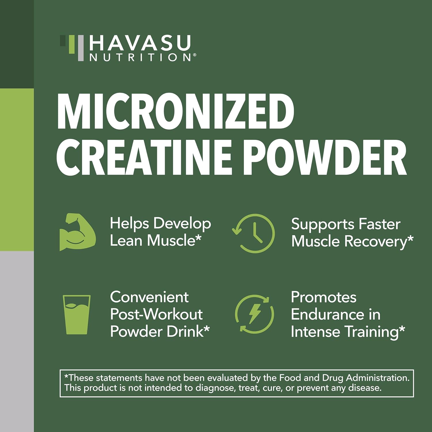 Micronized Creatine Monohydrate Powder - Post Workout Recovery Drink - Muscle, Strength and Energy Production - 5g Unflavored, Non-GMO, Vegan and Gluten Free Creatine Powder for Men - 60 Servings - Image 3