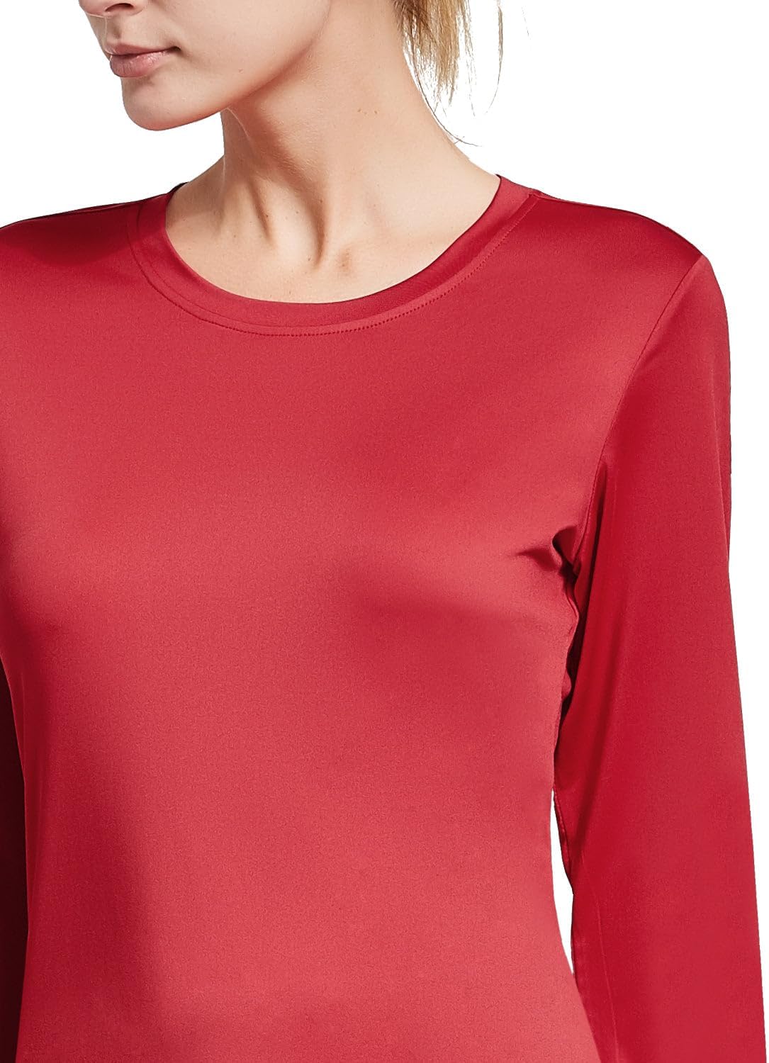 baleaf Long Sleeve Workout Tops for Women Running Athletic Shirts Active Quick Dry Lightweight Moisture Wicking - Image 3