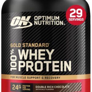 Optimum Nutrition Gold Standard 100% Whey Protein Powder, Double Rich Chocolate 1.98 Pound (Packaging May Vary)