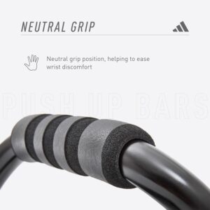 Adidas ADAC-12231 BLK Push Up Bar Strength Training