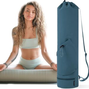 Yoga Mat Bag Carrier – Multi-Functional Gym Bag with Water Bottle Pocket – Versatile Yoga Carrier with Adjustable Strap