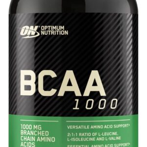 Optimum Nutrition Instantized BCAA Capsules, Keto Friendly Branched Chain Essential Amino Acids, 1000mg, 400 Count