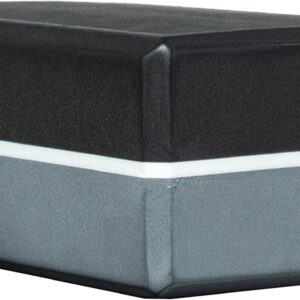 Sunshine Yoga 4″ Striped Yoga Block, 10 Pack Bulk EVA Foam Yoga Blocks, Firm and Supportive Yoga Brick, Balance Foam for Stretching, Pilates, and Workout, 4″ x 6″ x 9″