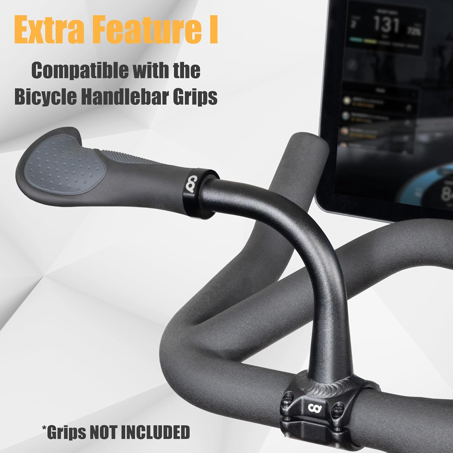 CyclingDeal One Pair of Handlebar Extenders for Indoor Exercise Bike - Great Handlebar Extension Accessory for Peloton - Compatible with Bicycle Handlebar Grips - Image 3