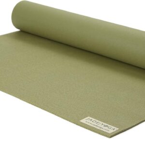 JadeYoga Travel Yoga Mat – Packable, Lightweight, and Portable Yoga Mat – Non-Slip Natural Rubber Mat for Women & Men – Great for Yoga, Home, Gym, Pilates, Fitness, and Stretching