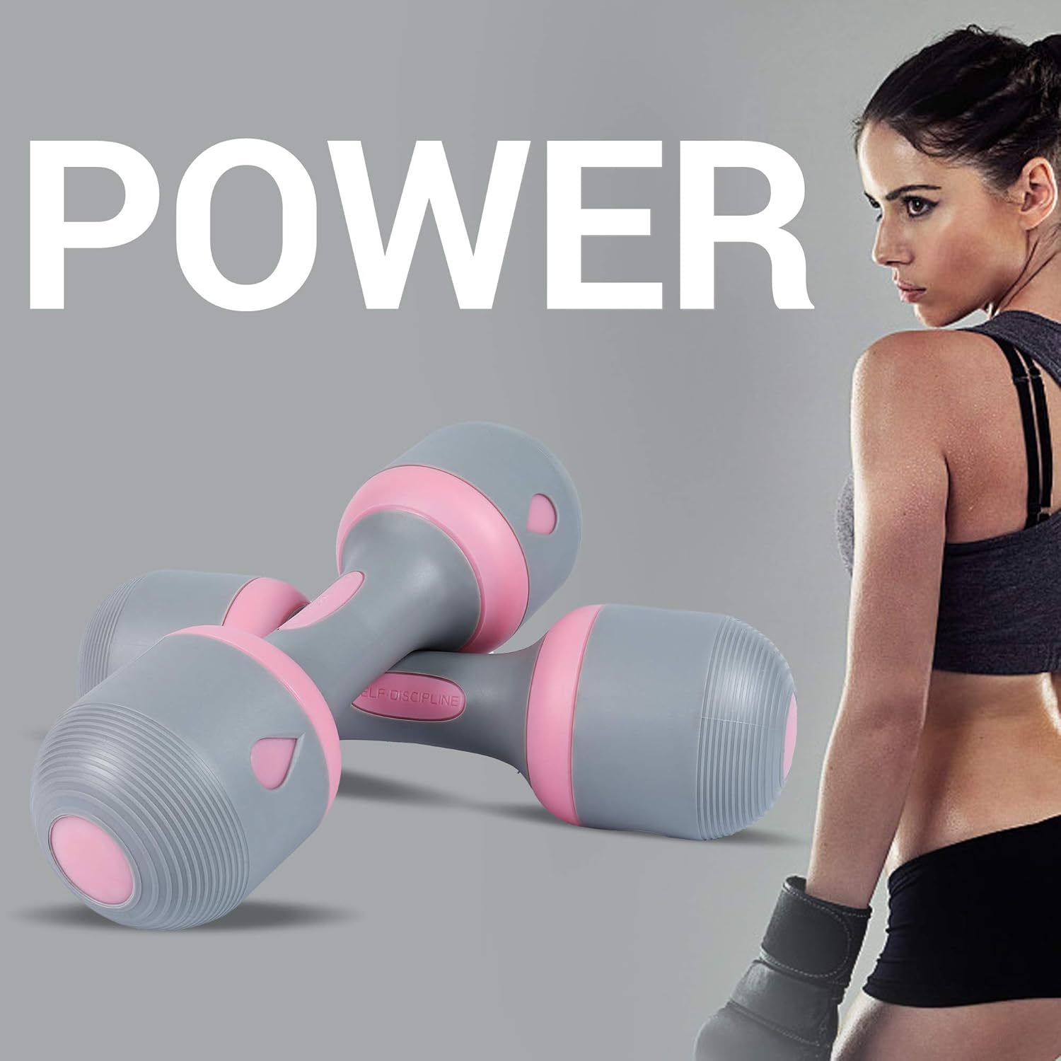 Nice C Adjustable Dumbbells Weights, Neoprene All-in-1 Options, Non-Slip, All-Purpose, Home, Gym, Office - Image 6
