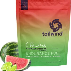 Tailwind Nutrition Endurance Fuel, Carbohydrate & Electrolyte Sports Drink Mix Powder, Gluten-Free, Vegan, Dauwaltermelon, 30 Servings
