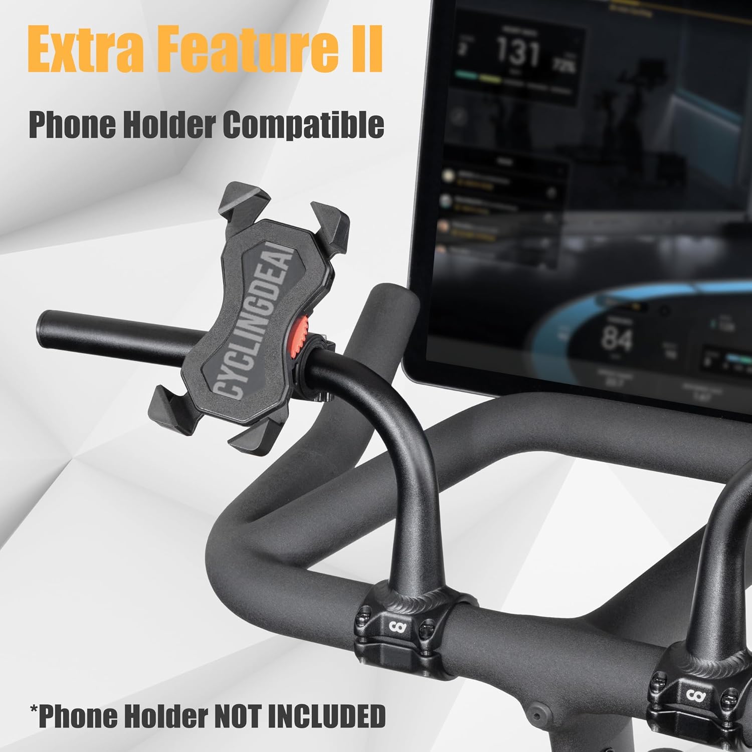 CyclingDeal One Pair of Handlebar Extenders for Indoor Exercise Bike - Great Handlebar Extension Accessory for Peloton - Compatible with Bicycle Handlebar Grips - Image 4