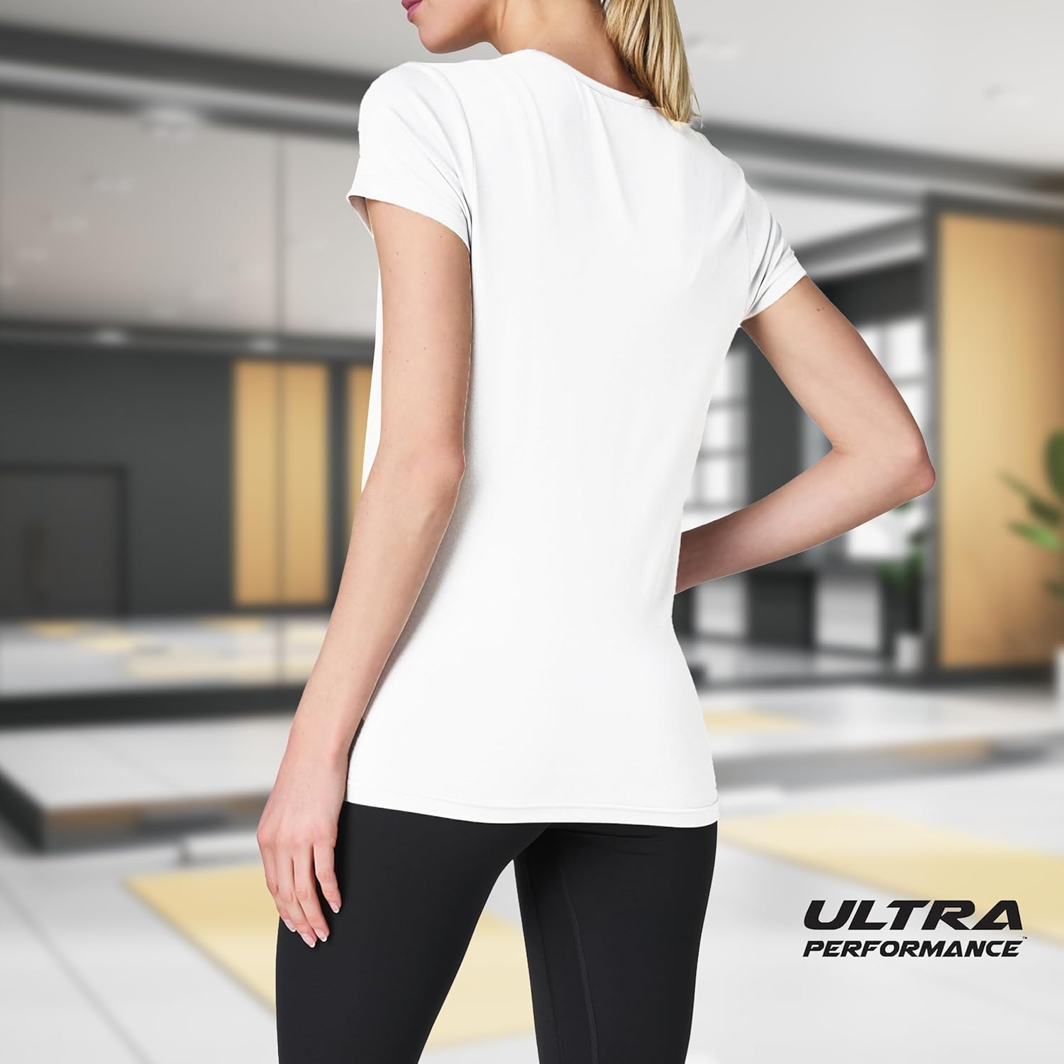 Women's V-Neck Activewear T-Shirts 3 Pack Athletic Womens Short Sleeve Workout Tops Dry Fit Shirt Gym & Yoga Tees for Women - Image 5