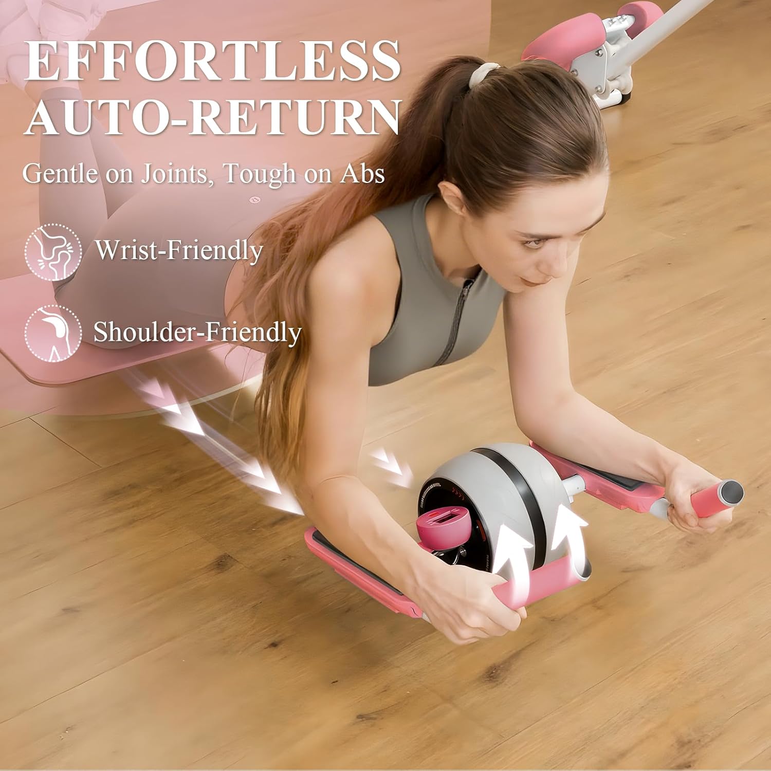 PAETA Ab Machine, Ab Workout Equipment for Home Gym, Ab Trainer Machine for Abs Workout, Foldable, Knee Protection, Strength Training Exercise Equipment for Body Shaping - Image 3