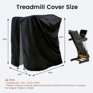 MaWGcowerd Folding Treadmill Cover – Dustproof and Waterproof Oxford Cloth Sunscreen Cover
