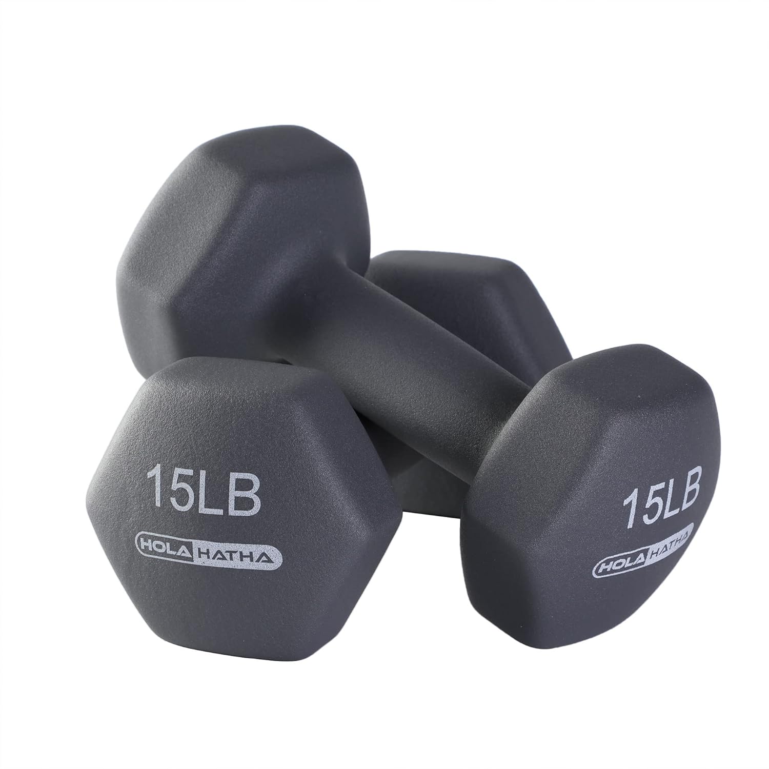 HolaHatha 2, 3, 5, 8, and 10 Pound Neoprene Dumbbell Free Hand Weight Set with Rack, Ideal for Home Exercises to Gain Tone and Definition, Pastel - Image 9