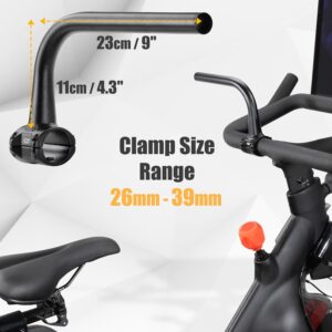 CyclingDeal One Pair of Handlebar Extenders for Indoor Exercise Bike – Great Handlebar Extension Accessory for Peloton – Compatible with Bicycle Handlebar Grips