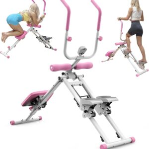 KINMAC 2 in 1 Stair Stepper & Ab Workout Machine – Multi-Function Trainer-Upgrade High-Efficiency Stairmaster & Ab Trainer Machine Full-Body Exercise Equipment for Home Gym Exercise