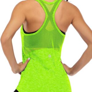 ICTIVE Workout Tank Tops for Women Sleeveless Yoga Shirts for Women Mesh Racerback Muscle Tank Tops