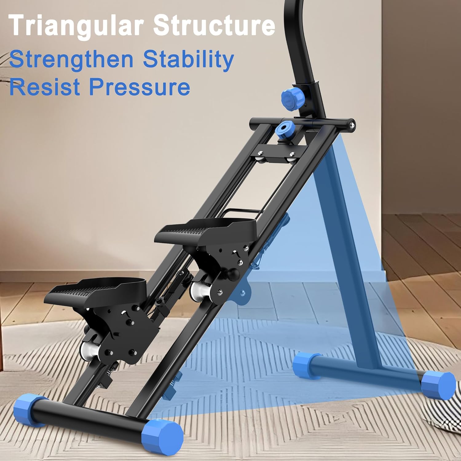 Stair Stepper for Home-Upgrade Vertical Climber Workout Machine for Full-Body Exercise Climber Fitness Equipment with Stable Frame Adjustable Handlebar - Image 4
