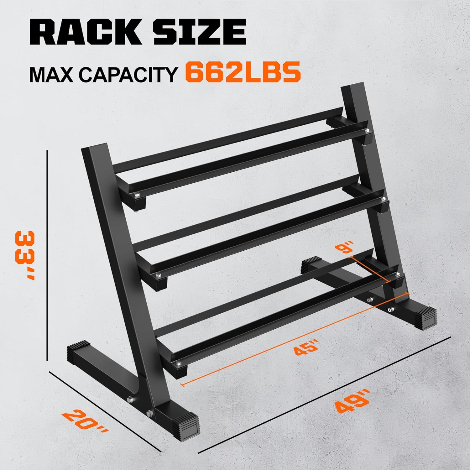 Dumbbell Sets with Rack, Rubber Hex Dumbbells, 160/220/280/360/450/550LBS, Hand Weights with Chrome Handle for Strength Training - Image 6