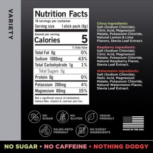 LMNT Zero Sugar Electrolytes – Variety Pack Bundle | Drink Mix | 18-Count