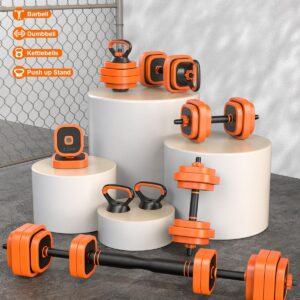 Adjustable Dumbbells Set, 45/65/85 lbs Free Weight Set with Connector, 4 in1 Dumbbells Set for Home Gym Workout
