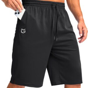 G Gradual Men’s Athletic Shorts with Pockets 11″ Long Basketball Shorts Lightweight Quick Dry Gym Workout Shorts for Men
