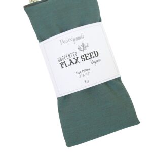 Pack of (4) Unscented Organic Flax Seed Eye Pillows – 4 x 8.5 – Soft & Soothing Cotton – soothing relaxing – purple lilac amethyst