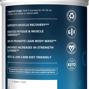 MRM BCAA+G RELOAD Post-Workout Recovery – Lemon, 840g – 60 Servings Per Container