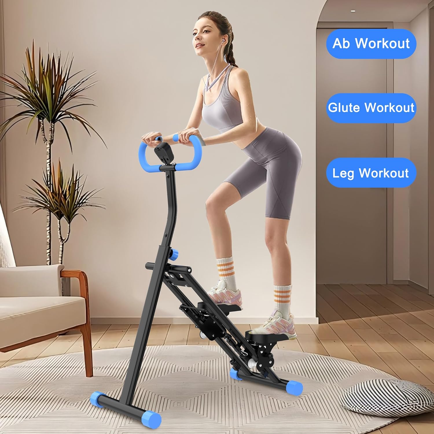 Stair Stepper for Home-Upgrade Vertical Climber Workout Machine for Full-Body Exercise Climber Fitness Equipment with Stable Frame Adjustable Handlebar - Image 2