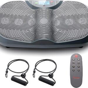 Sunny Health & Fitness Fitboard Vibration Platform Exercise Machine with Multiple Speed Settings and Vibration Modes for Multipurpose Workouts