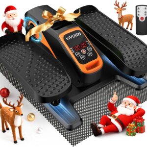 VIVURN-018 Under Desk Elliptical 12 Speed 5 Modes Mini Motorized Leg Exerciser While Sitting for Seniors As Seen on TV with Non-Slip Mat Quiet & Portable Electric Pedal Exerciser for Home and Office