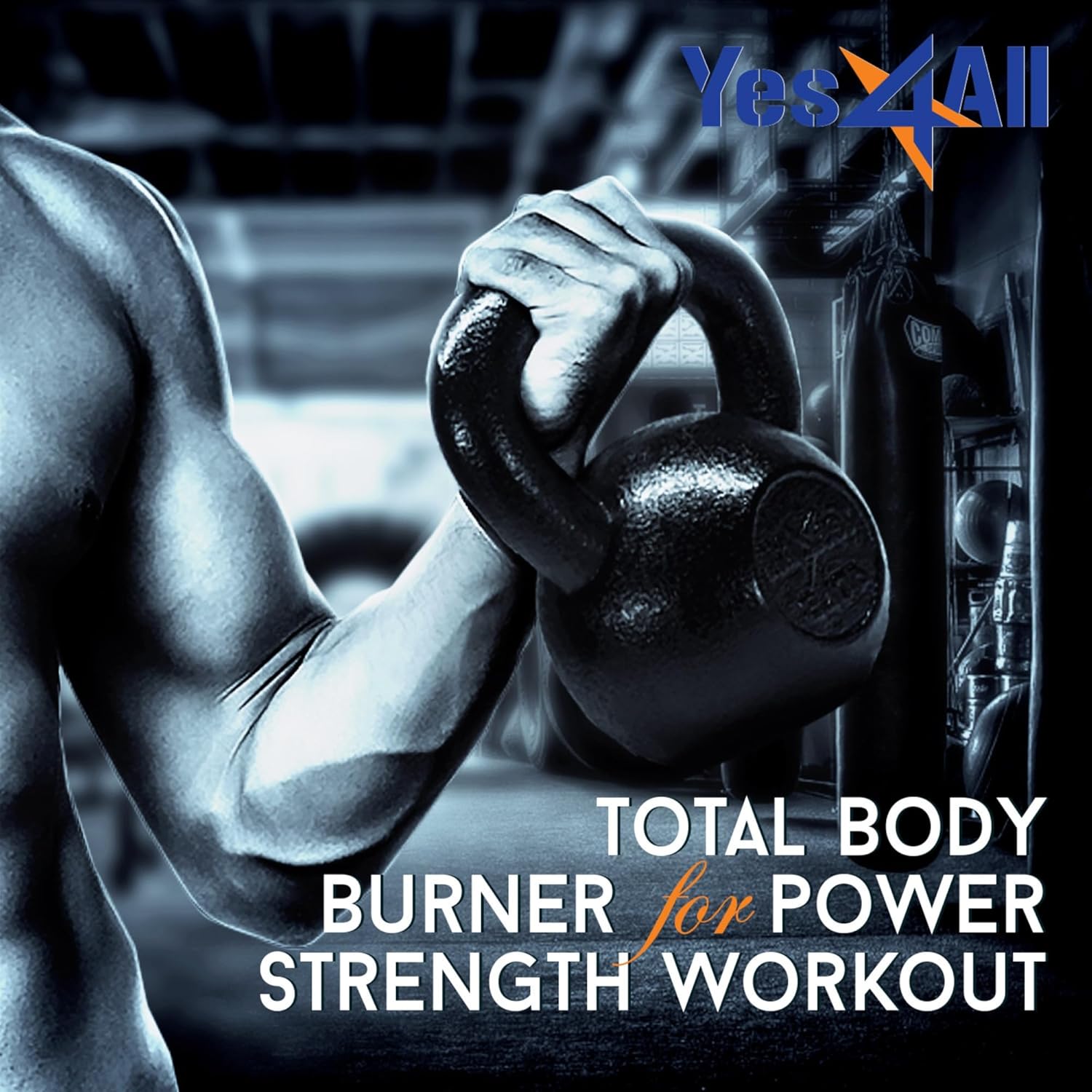 Yes4All Cast Iron Kettlebell, Strength Training Kettlebells 5-80 Lb (5,10,15,20,25,30,35,40,45,50,60,70,80 Lb) for Full Body Workout, Push up, Strength Training - Single & Kettlebell Set of 2 for Men - Image 7