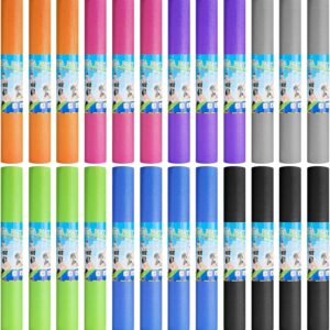 24 Pcs 3 mm Thick Yoga Mat Bulk, 68.11 x 24.02 Inches Exercise Workout Non Slip Fitness Pad for Women Kids Gym Home Yoga Pilates, Reliable Sturdy Material and Easy to Clean