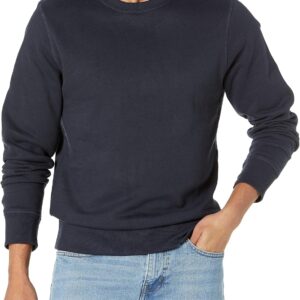 Amazon Essentials mens Fleece Crewneck Sweatshirt (Available in Big & Tall)