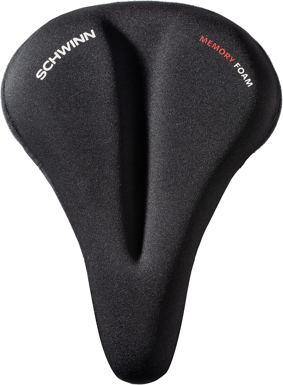 Schwinn Sport Memory Foam Dual Strap Bike Seat Cover, Saddle Cover for Extra Comfort, Soft, Weather-Resistant Memory Foam, Dual Straps Attach Quickly to Most Standard Size Adult Bike Seats