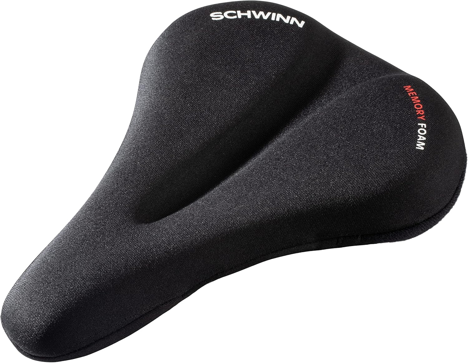 Schwinn Sport Memory Foam Dual Strap Bike Seat Cover, Saddle Cover for Extra Comfort, Soft, Weather-Resistant Memory Foam, Dual Straps Attach Quickly to Most Standard Size Adult Bike Seats - Image 2