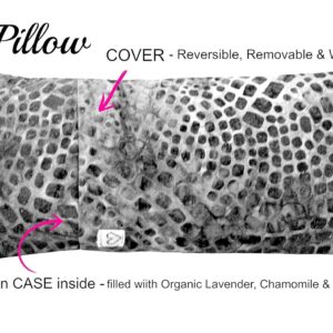 Eye Pillow COVER Pack of (4) Bulk Wholesale – Cotton Washable Fits most Eye Pillows – Yoga Massage Meditation Aromatherapy – beige gray flowers geometric