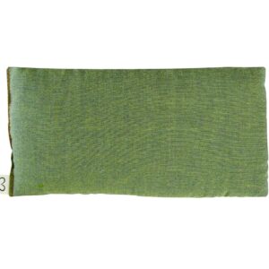Unscented Flax Eye Pillow – Soft & Soothing Cotton Naturally Calming Colors – Weighted Yoga Massage Headache Sleep Made USA – green moss
