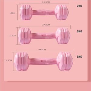 Dumbells Dumbbells For Women And Men Fitness Home Equipment Yoga Exercise Arm Muscle Plastic Coated Dumbbells Aerobics Dumbell Set