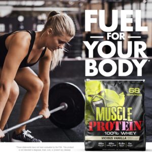 COLOSSAL LABS Muscle Protein Whey Powder [5 lbs/Pack of 1]– Cold Filtered, 25g Pure Protein, 6.6g BCAAs (Packaging May Vary) (5LB, Strawberry)