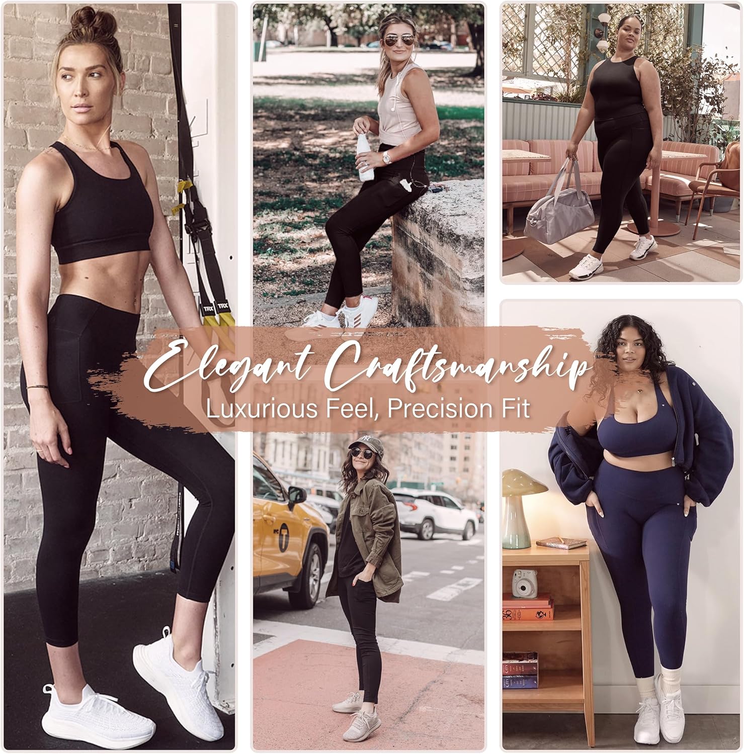 High Waisted Leggings for Women Tummy Control Buttery Soft Yoga Pants Womens Gym Workout Running Leggings - Image 4