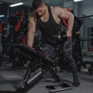 52LBS Adjustable Rubber Coated Dumbbell
